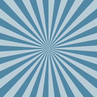 Mavi ve beyaz mavi sunburst desen arka plan