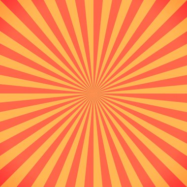 Kırmızı ve sarı sunburst desen arka plan