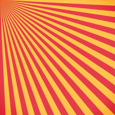 Kırmızı ve sarı sunburst daire ve arka plan