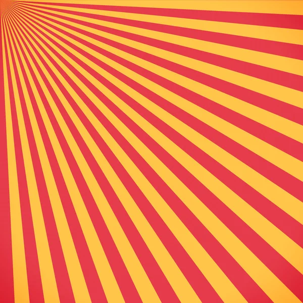 Vermelho e amarelo sunburst círculo e fundo — Fotografia de Stock