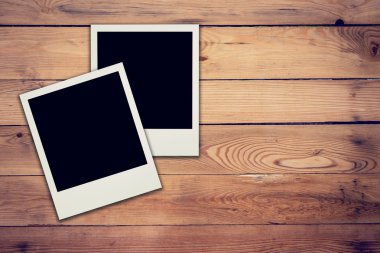 Ahşap arka plan ve doku eski boş çerçeve fotoğraf