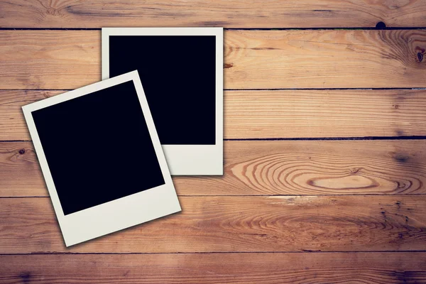 Ahşap arka plan ve doku eski boş çerçeve fotoğraf