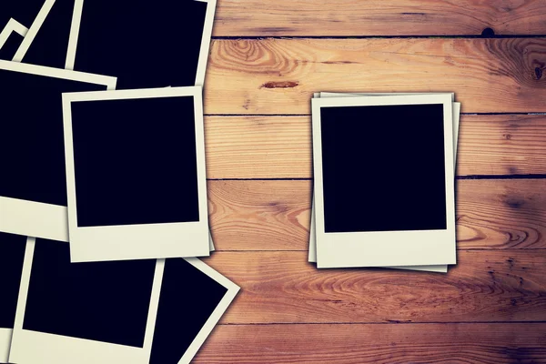 Ahşap arka plan ve doku eski boş çerçeve fotoğraf