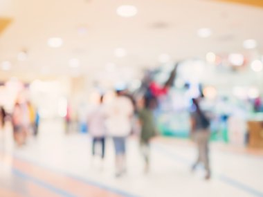 Bulanık görüntü arka plan, insanlar alışveriş merkezi bulanıklık adam