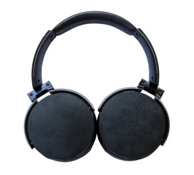 İzole beyaz kırpma yolu ile Bluetooth kulaklığı.