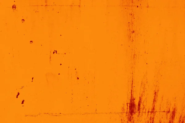 Zamknij Grunge Pomarańczowy Metal Tło Tekstura — Zdjęcie stockowe