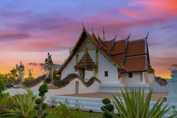 Wat Phumin Tayland Nan Eyaletinin Eşsiz Bir Tayland Tapınağıdır — Stok fotoğraf