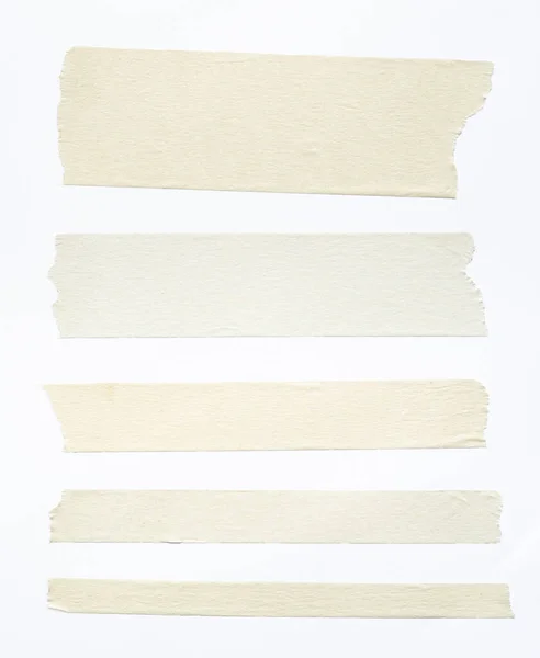 Close Adhesive Tape Wrinkle Set White Background — Stock Photo, Image