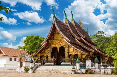 WAT xieng tanga tapınakta luang prabang, laos.