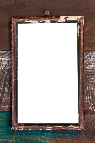 Alter Rahmen an der Wand zu Hause — Stockfoto