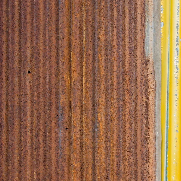 Старий гофрований залізний фон і текстура — стокове фото