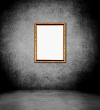 Grunge odası iç çerçeve resmi duvar arka plan için ile.