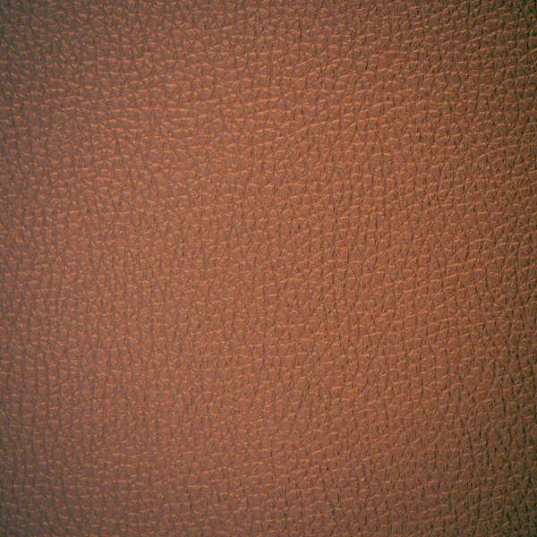 Texture et fond en cuir marron . — Photo