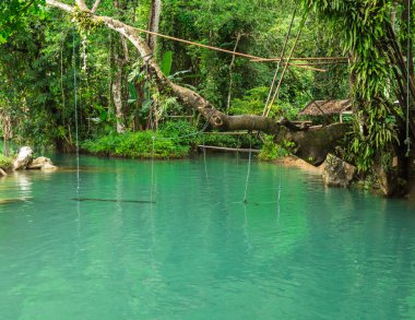 Mavi göl, Vang vieng, Laos