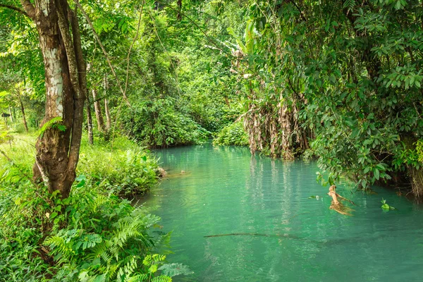 Modrá laguna, Vang vieng, Laos — Stock fotografie