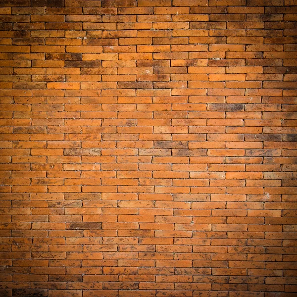 Parede de tijolo vermelho fundo e textura — Fotografia de Stock