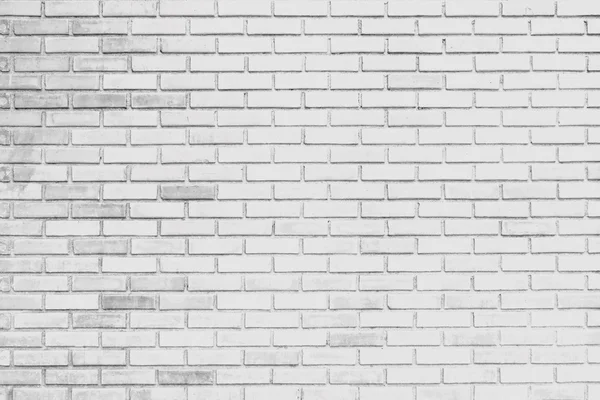 White brick wall background and texture — Stock Photo, Image