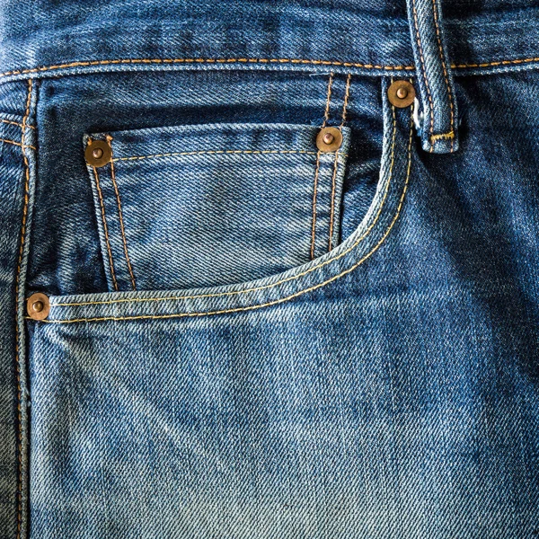 Old Jeans pocket — Stock Photo, Image