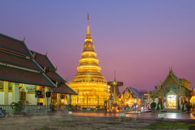 Tapınak Phra o Hariphunchai Lamphum, il Chang Mai, inci