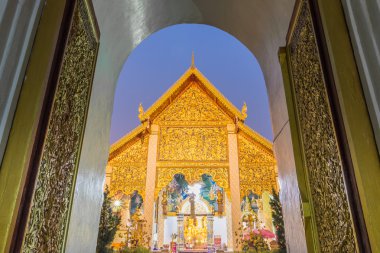 Tapınak Phra o Hariphunchai Lamphum, il Chang Mai, inci