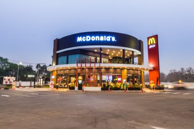 Chiang mai, Tayland - 16 Mart: Mart tarihinde Mcdonald's Restoran 