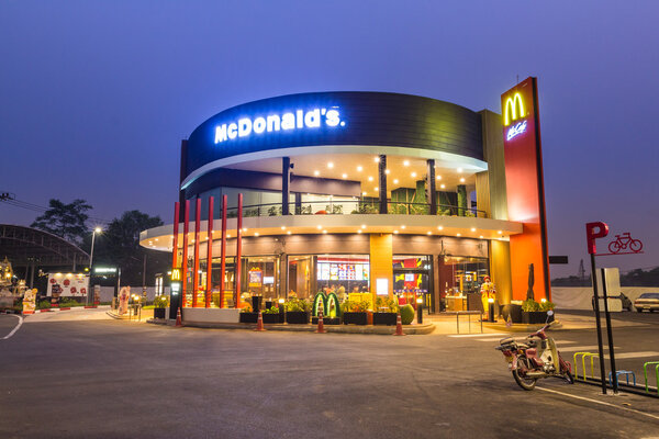 Chiang mai, Thailand - March 16: McDonald 's Restaurant on March
 
