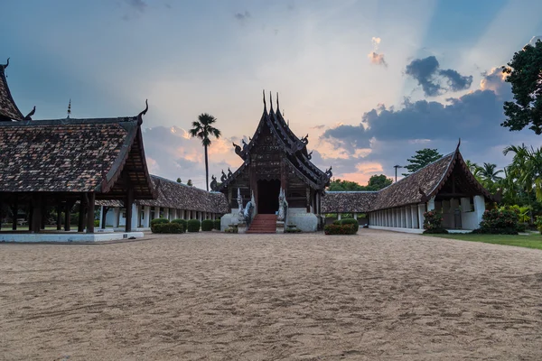 Wat Ton Kain, Old wooden temple in Chiang Mai Thailand. — Stock Photo, Image