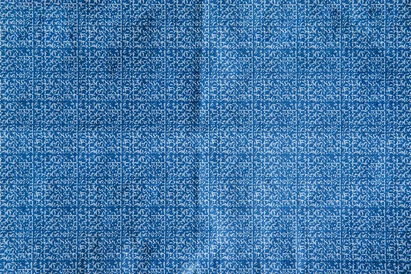 Koolstof blauw papier textuur en achtergrond — Stockfoto