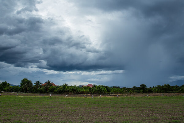 Rainclouds or Nimbus in rainy season