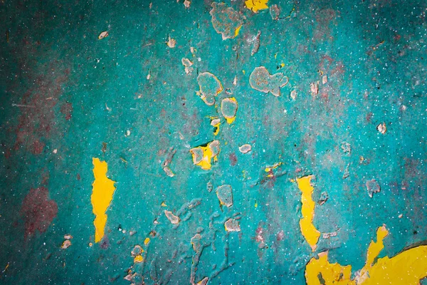 Verde grunge ferro ferrugem textura e fundo — Fotografia de Stock