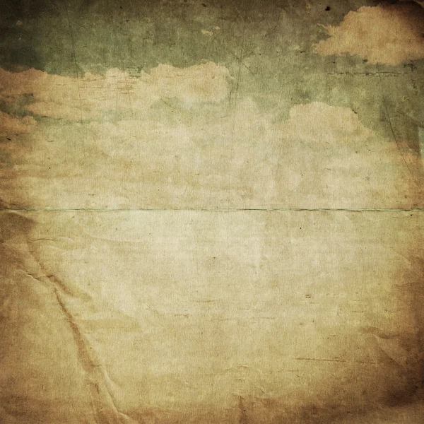 Fondo de papel viejo con textura grunge delicado y cielo azul —  Fotos de Stock