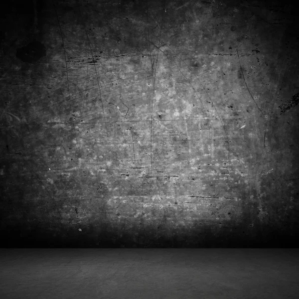 Empty room with grunge wall background and texture — Stock Photo, Image