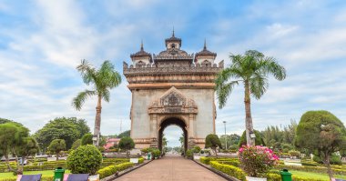 Tam zafer kapısı Vientiane, Laos anlamı Patuxai