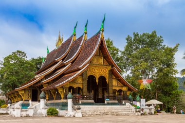 WAT xieng tanga tapınakta luang prabang, laos.
