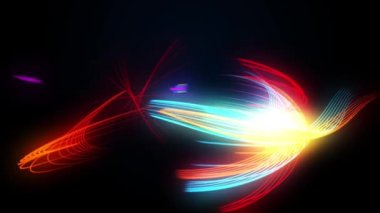 Renkli neon satırları arka plan