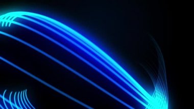 Soyut mavi neon satırları arka plan