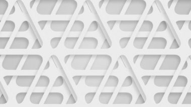 Delikli beyaz üçgen hareketli, döngü