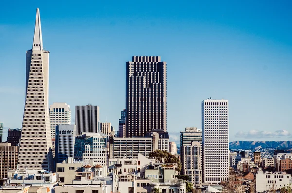 San Francisco-skyline Royaltyfria Stockfoton