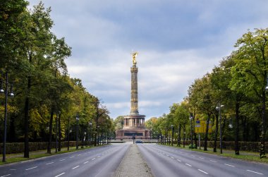Berlin Victory Column, golden statue clipart