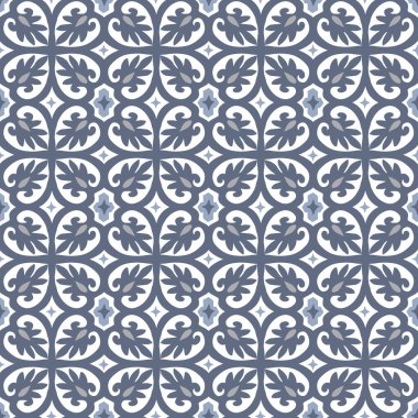 Ramazan Kareem tebrik kartı, İslami arka plan, kumaş, web pankartı için el yapımı Fas deseni. Portekizli azulejos fayans tasarımı. Dekoratif vektör illüstrasyonu.