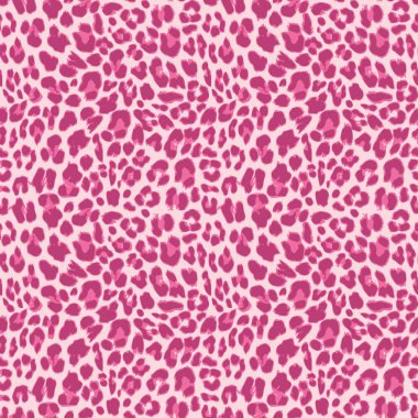 Leopar Dikişsiz desen tasarım, vektör çizim