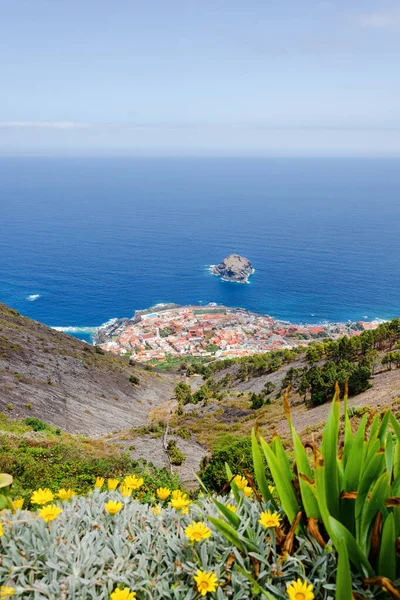 Pláž Tenerife Kanárské Ostrovy Španělsko Seascape Panorama Garachiko — Stock fotografie