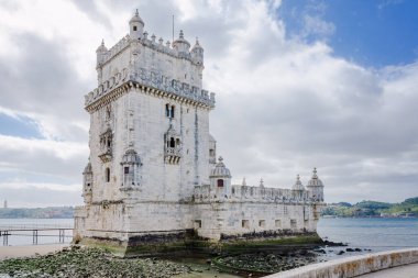 Torre de Belem - Lizbon, Portekiz 'in ünlü simgesi.