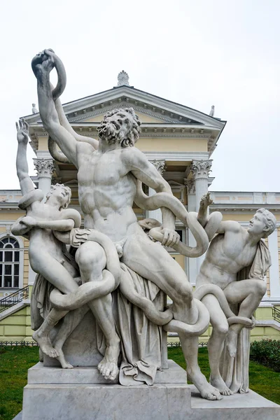 Laocoon Statyn Och Hans Söner Laocoon Gruppen Monumental Marmorskulptur Staty — Stockfoto