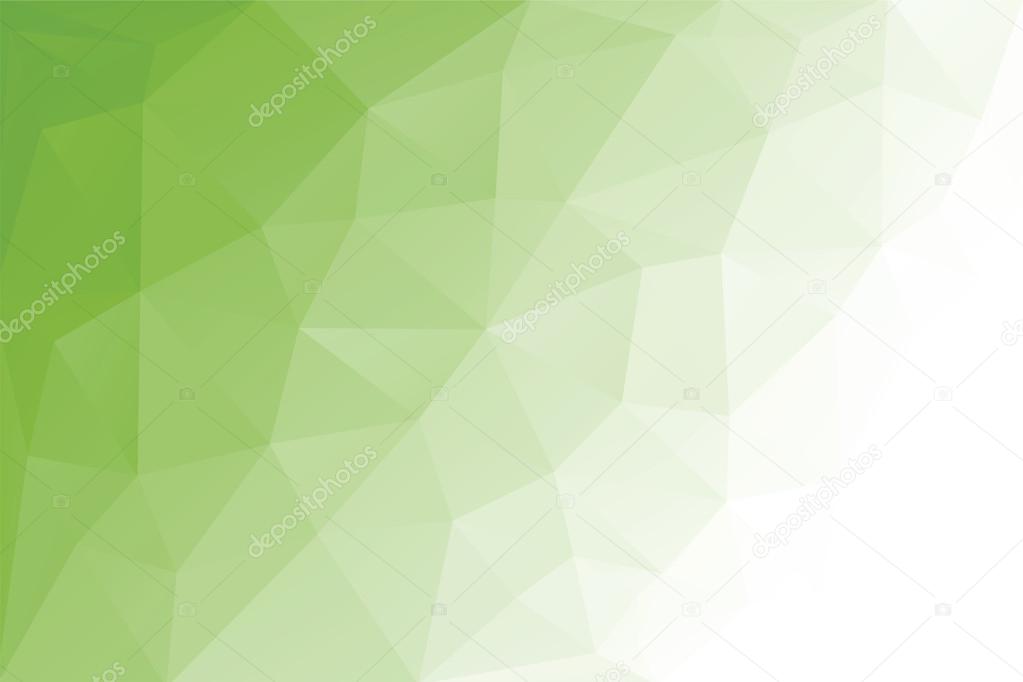 Abstract Triangle Geometrical Light Green Background, Vector Illustration. Polygonal design.