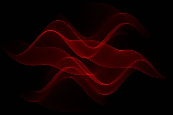 暗红色透明波抽象背景图. — 图库照片