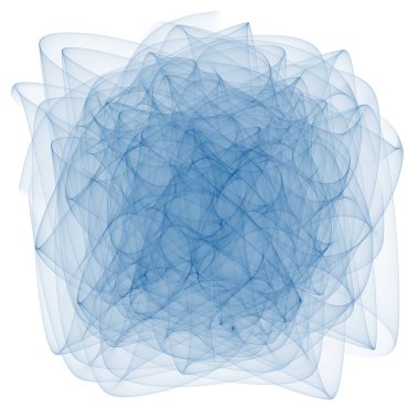 Beyaz zemin üzerine mavi şeffaf dalgalar. Arka plan illüstrasyon metniniz için yer ile. Broşür tasarım şablonu.