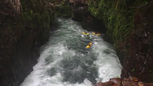 Kajakfahren in Veracruz, Mexiko — Stockvideo