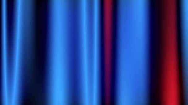 Бесшовный движущийся фон из красных и синих складок ткани — стоковое видео