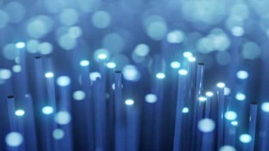 Optik fiberler ışık sinyalini yavaş çekimde iletir